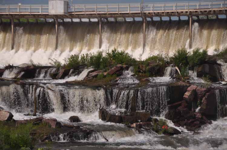 waterfall closeup